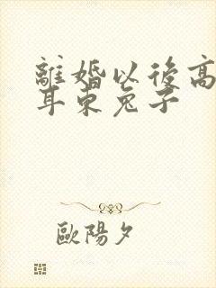 离婚以后高干 耳东兔子