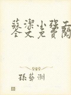 苏洁小强工地情全文免费阅读