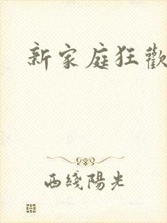新家庭狂欢小说