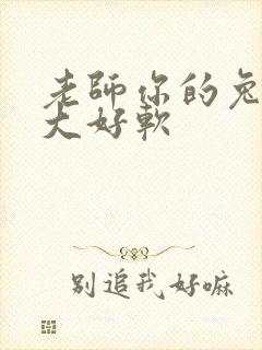 老师你的兔子好大好软