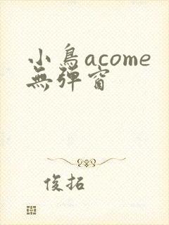 小鸟acome无弹窗