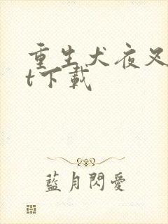 重生犬夜叉txt下载