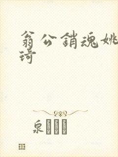 翁公销魂姚瑶琦琦