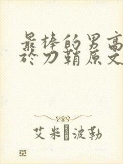 最棒的男高中生于刀鞘原文阅读