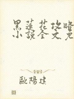 黑莲花攻略手册小说全文免费阅读笔趣阁