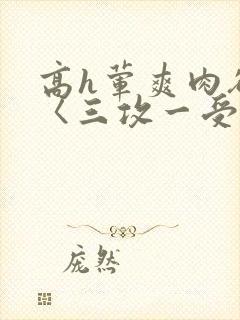 高h荤爽肉欲文〈三攻一受〉视频