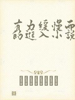 有力缓慢而坚定的进入小说