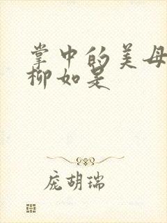 掌中的美母版主柳如是