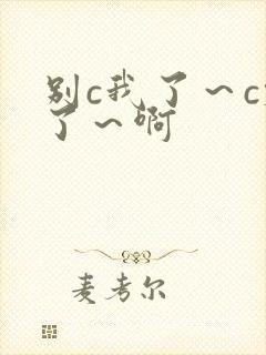 别c我了～c烂了～啊