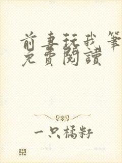 前妻玩我笔趣阁免费阅读