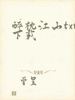 醉枕江山txt下载