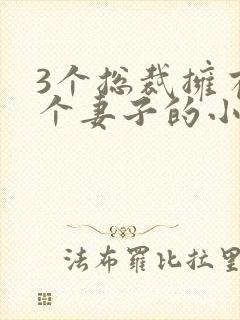 3个总裁拥有一个妻子的小说