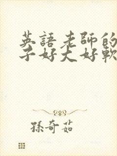 英语老师的小兔子好大好软水