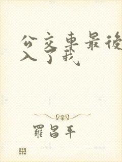 公交车最后一排入了我