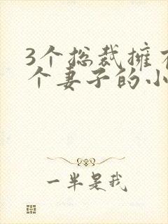 3个总裁拥有一个妻子的小说