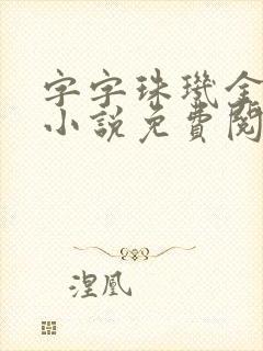 字字珠玑金银花小说免费阅读