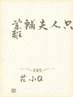 首辅夫人只想和离