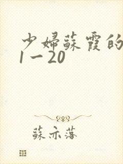 少妇苏霞的沉沦1一20