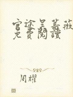 官途吴蔷薇全文免费阅读