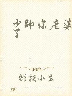 少帅你老婆又跑了