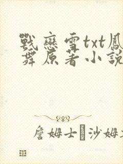 战恋雪txt凤舞原著小说