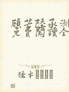 顾芒陆承洲小说免费阅读全文免费阅读下载