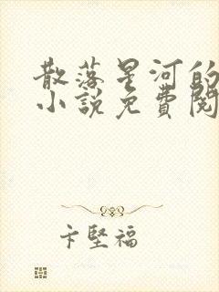 散落星河的记忆小说免费阅读全文