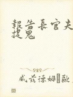 报告长官夫人在捉鬼