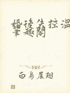 婚后失控温庭深笔趣阁