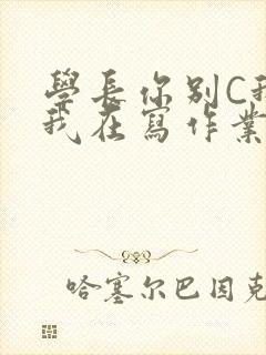 学长你别C我了我在写作业