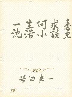 一生何求秦菲雪沈浩小说免费阅读全文