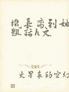 机长脔到她哭h粗话h文