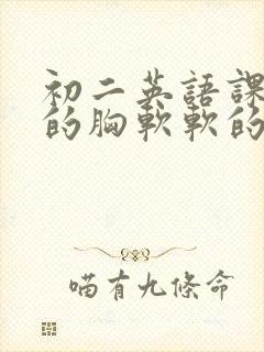 初二英语课代表的胸软软的