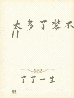 太多了装不下H11