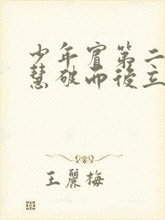 少年宾第二部珏慧破而后立