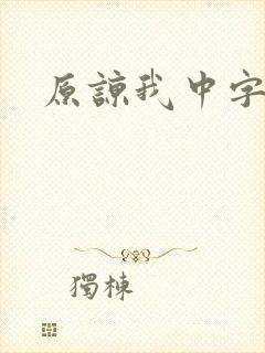 原谅我中字