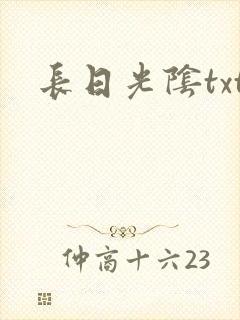 长日光阴txt