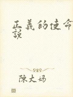 正义的使命 小说