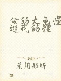 公的大龟慢慢挺进我的体