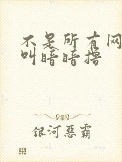 不是所有网站都叫暗暗撸