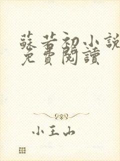 苏若初小说全文免费阅读