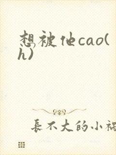 想被他cao(h)