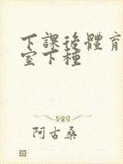 下课后体育器材室下种