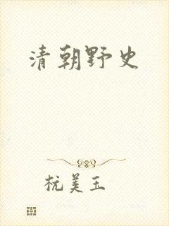 清朝野史