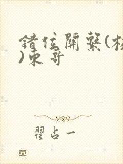 错位关系(校园)东哥