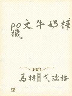 po文牛奶榨汁机