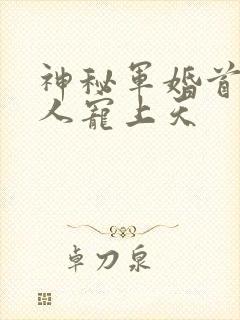 神秘军婚首长大人宠上天