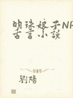 明珠娘子NPC古言小说