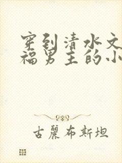 穿到清水文里造福男主的小说