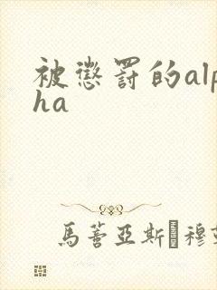 被惩罚的alpha
